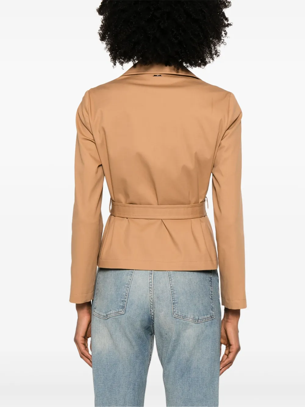 LIU JO Jas met riem Beige