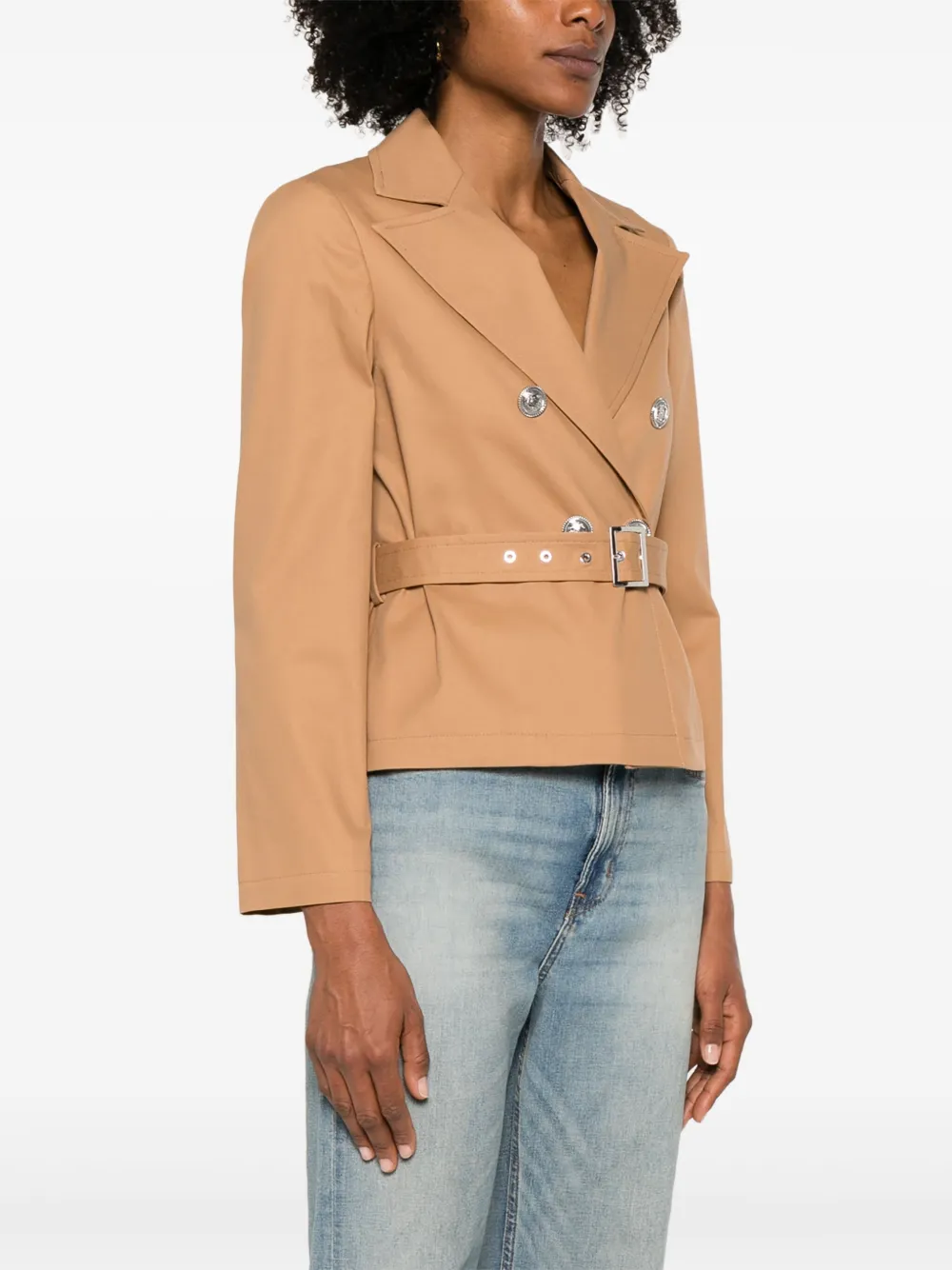 LIU JO Jas met riem Beige