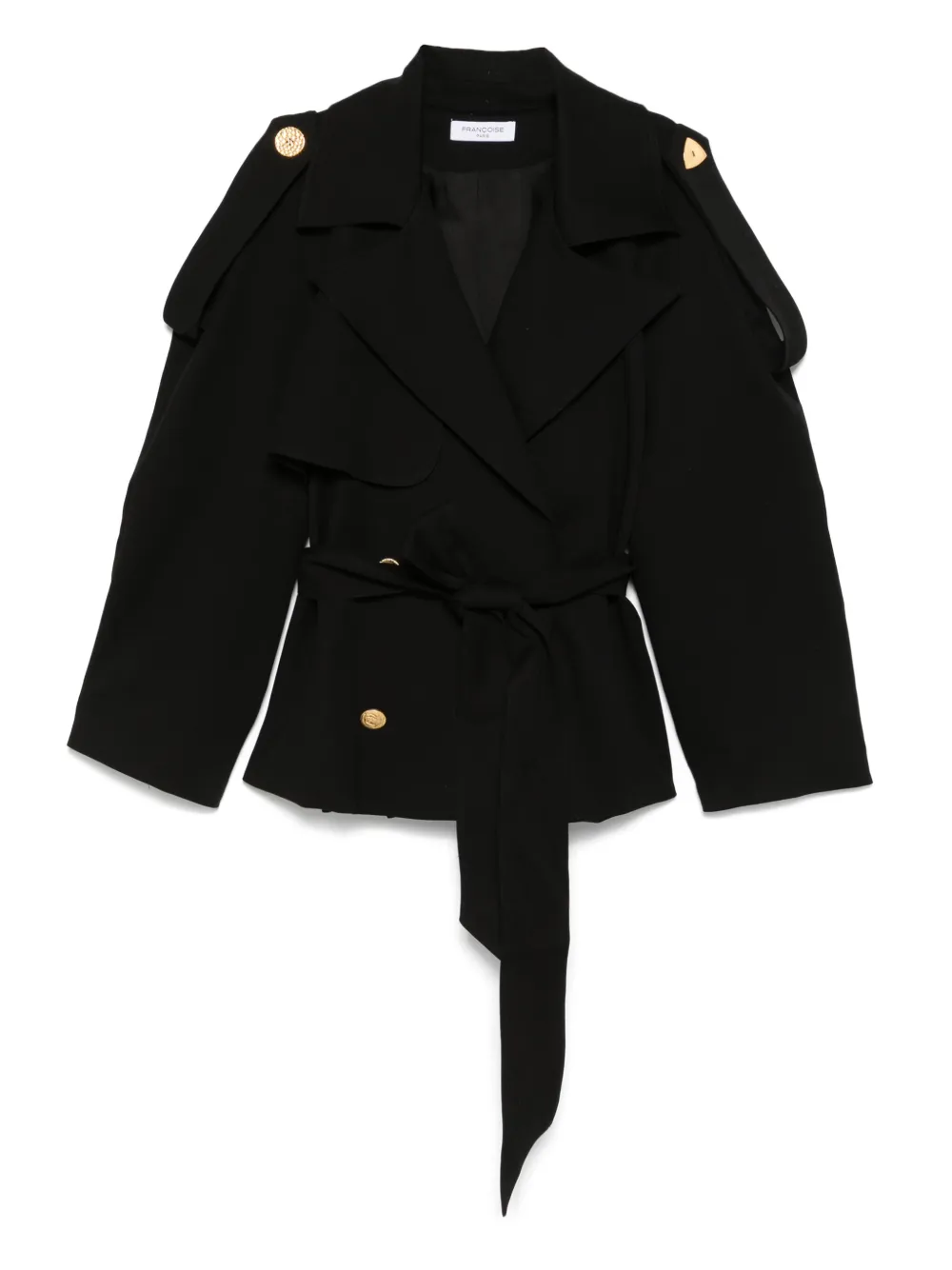Françoise Gabi trench coat | Black | Image 1