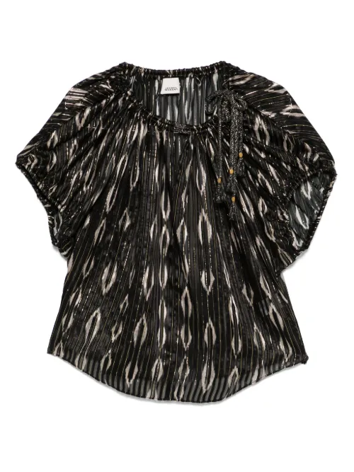 Blouse en maille métallisée - ISABEL MARANT - Modalova