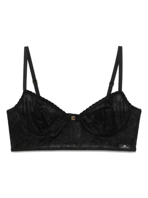 Elisabetta Franchi bow-detail lace bra