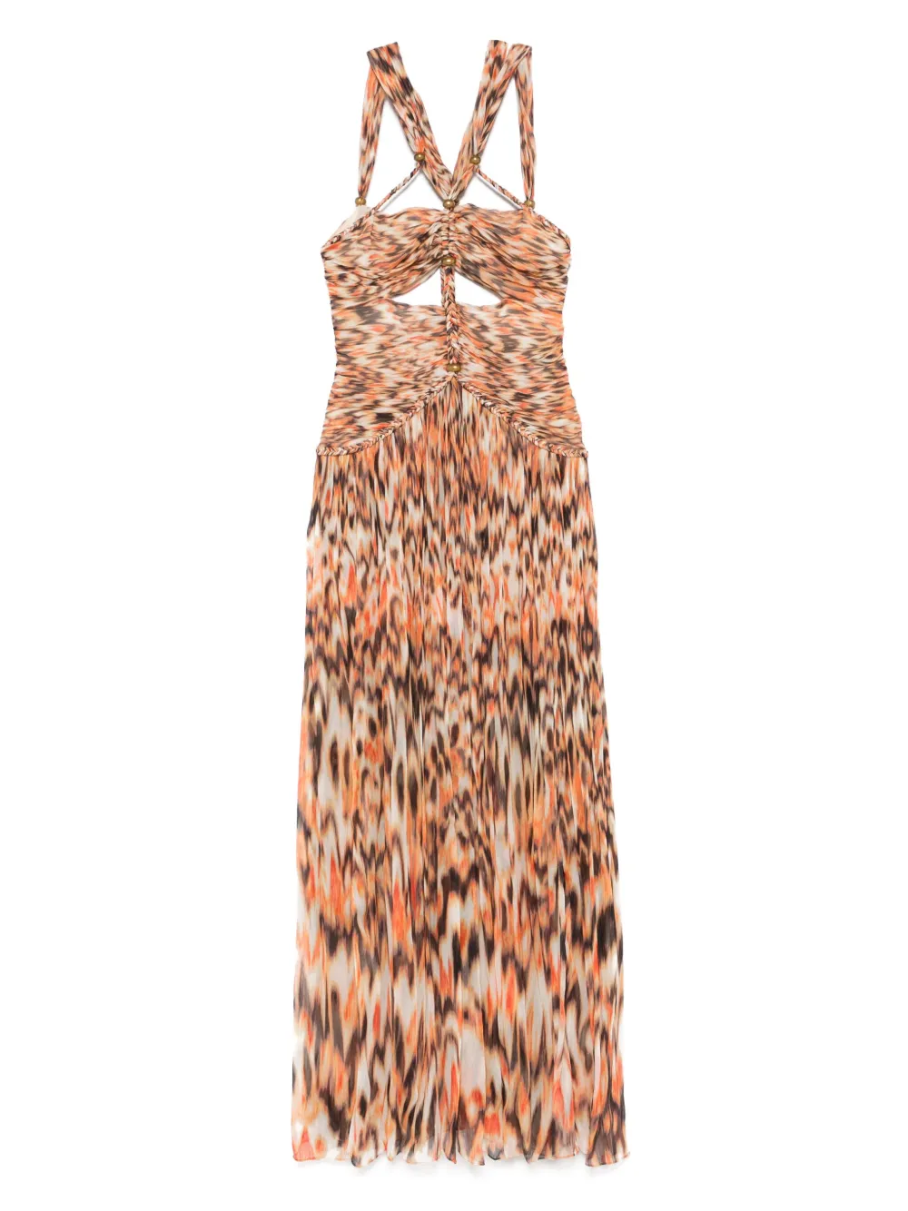 ISABEL MARANT Rafael maxi-jurk Oranje
