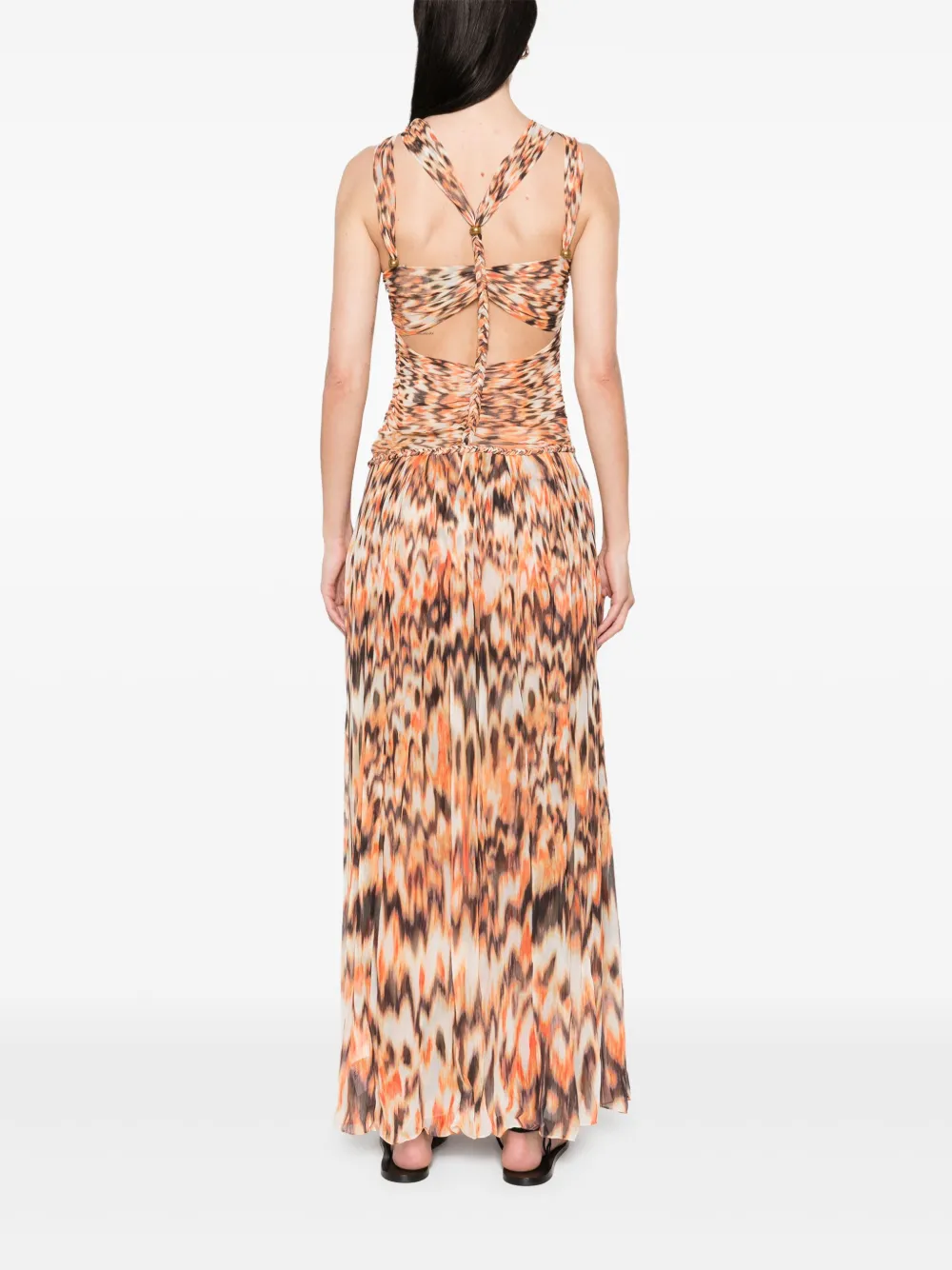 ISABEL MARANT Rafael maxi-jurk Oranje