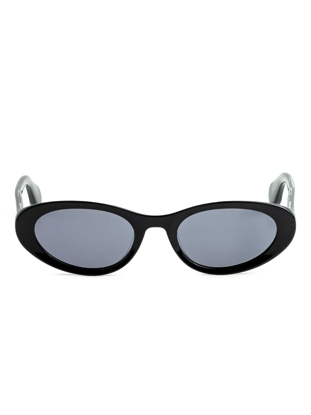 oval-frame sunglasses