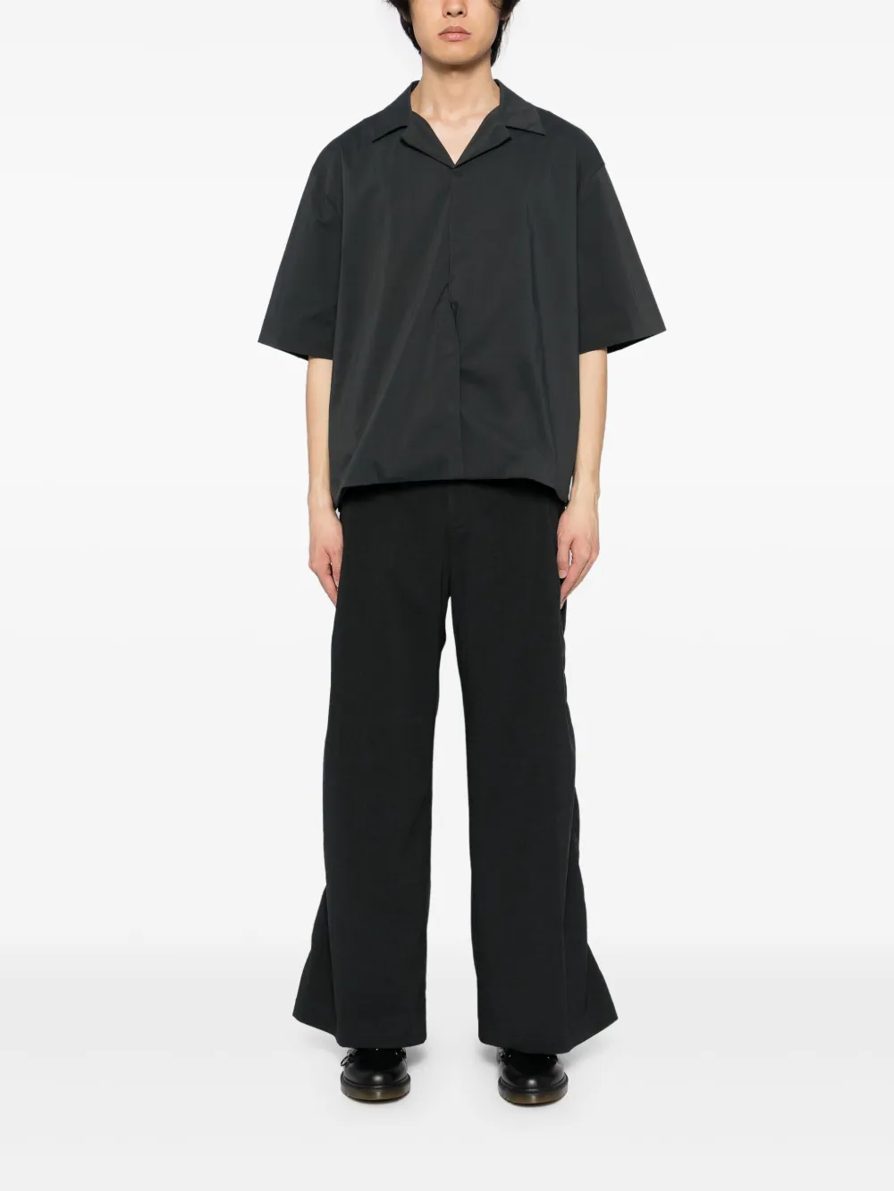 SONGZIO Gelaagde flared broek - Grijs