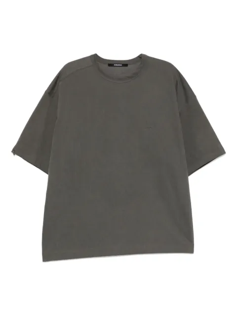 SONGZIO asymmetric cut autograph T-shirt