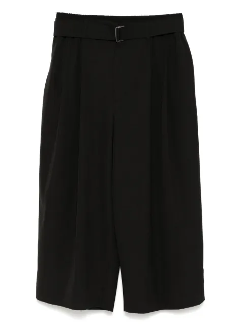 SONGZIO belted crop wide pants
