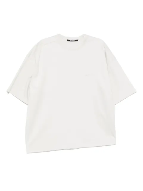 SONGZIO asymmetric cut autograph T-shirt