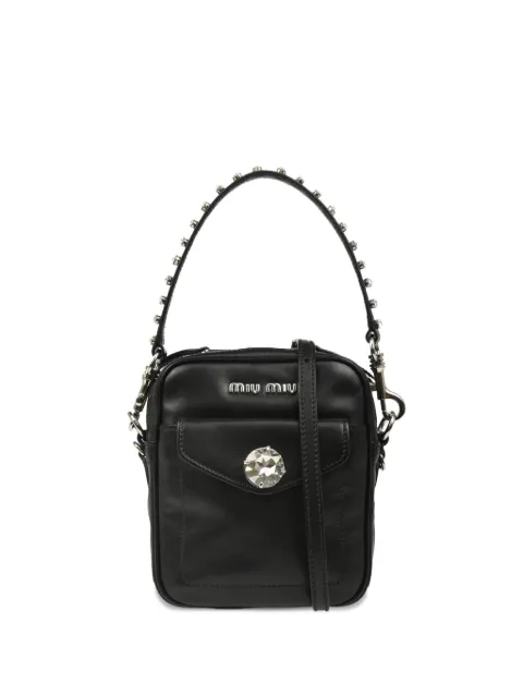 Miu Miu Pre-Owned 2010s Solitaire Crystal-Embellished camera bag