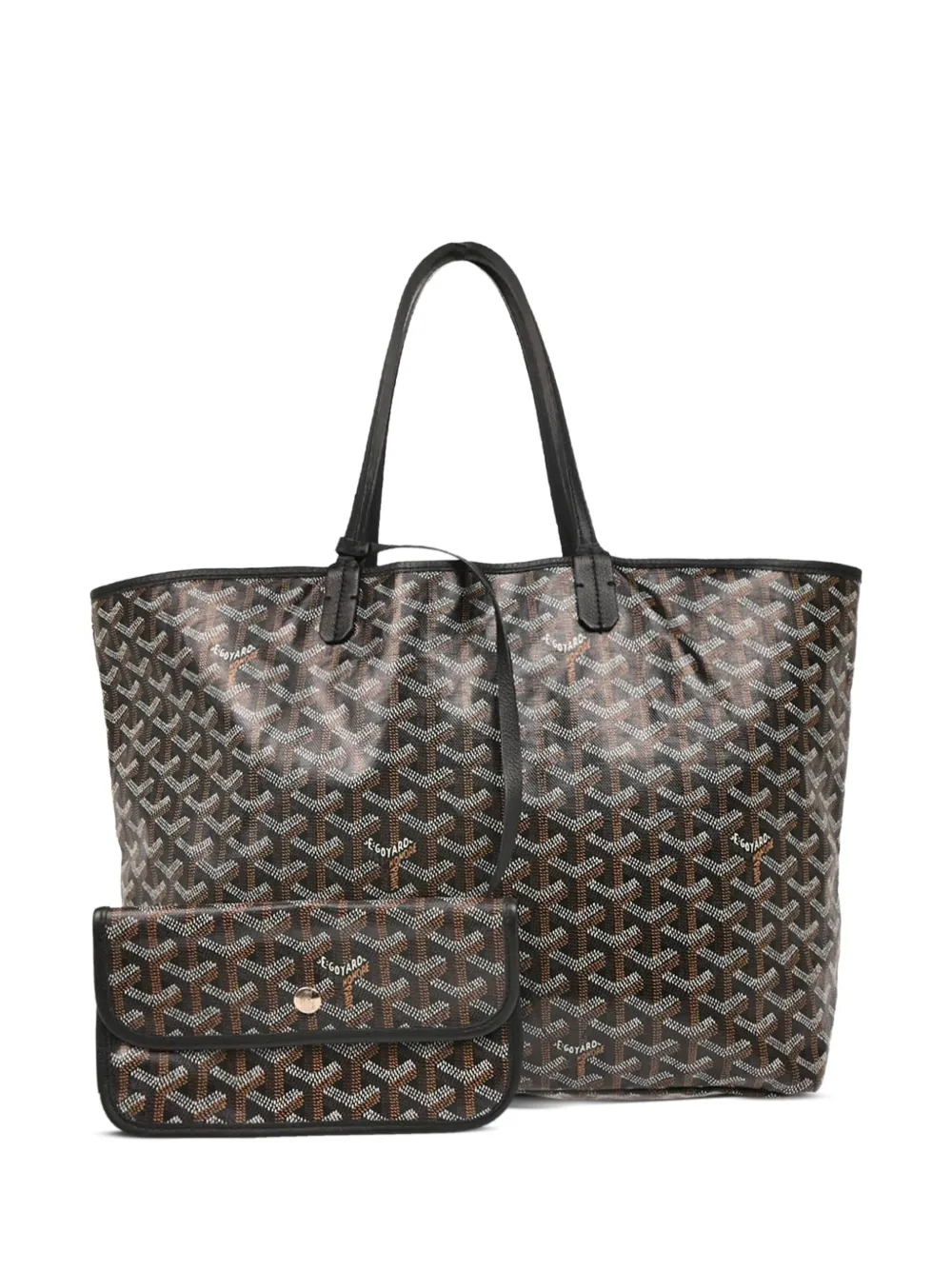 Goyard Pre-Owned 2017 サンルイ PM ハンドバッグ - ブラック Goyard Pre-Owned 2017 サンルイ PM ハンドバッグ - ブラック