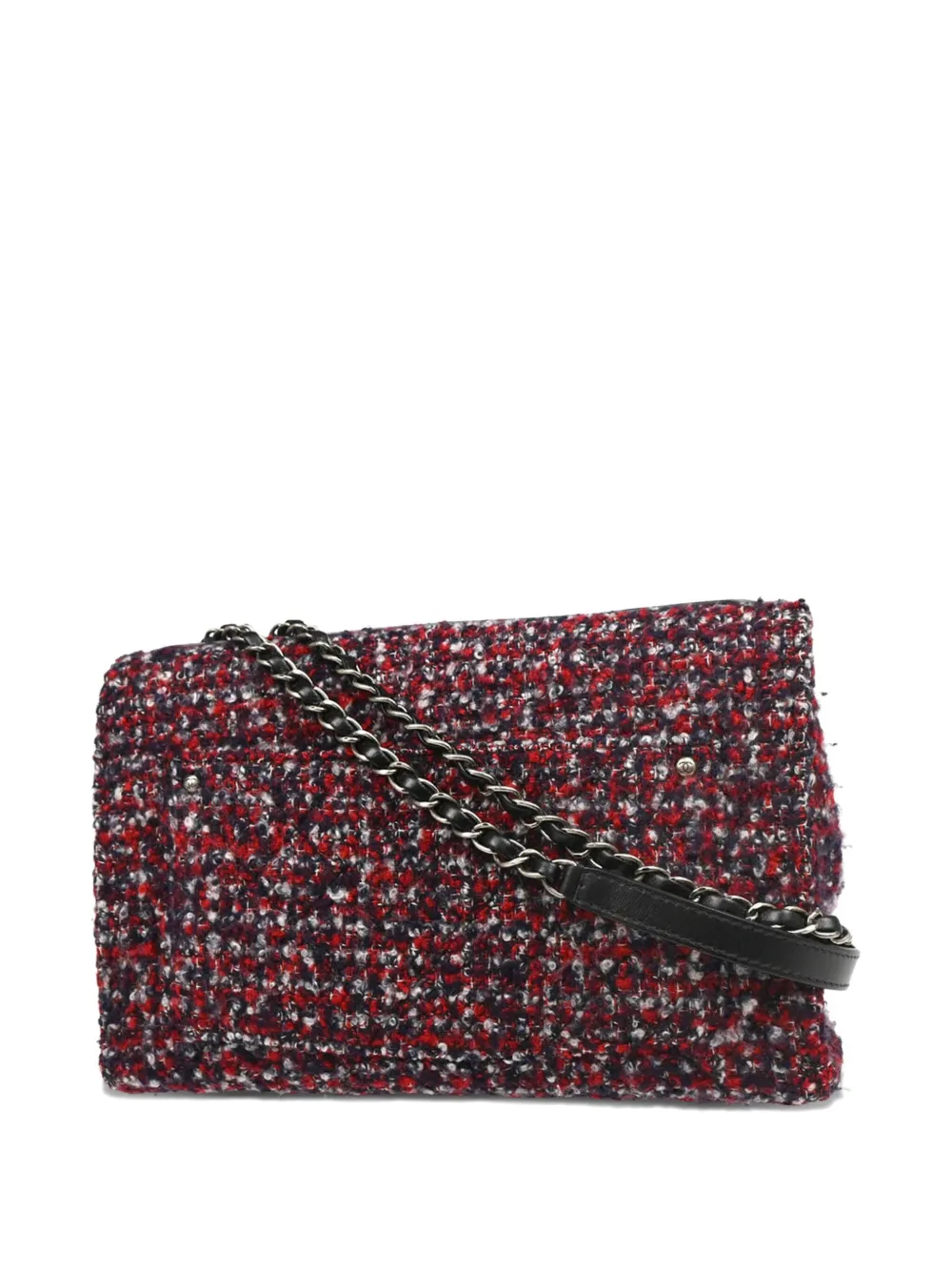 CHANEL Pre-Owned 2015 Tweed Single Flap shoulder bag | Pre-Owned | Image 2
