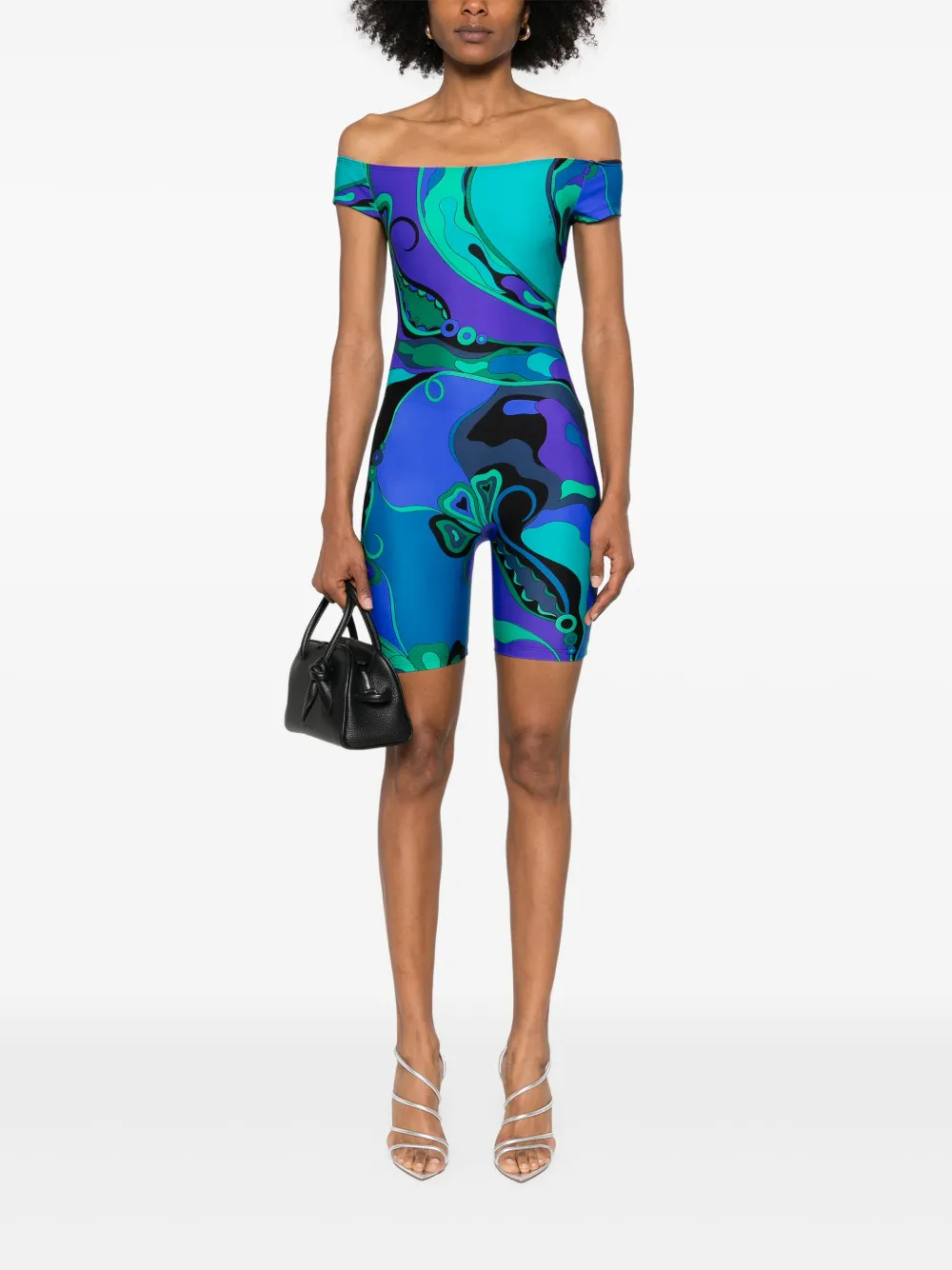 PUCCI Playsuit met print - Blauw