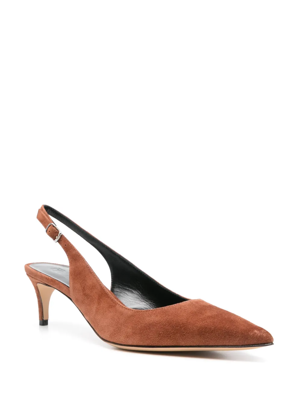 ERALDO 50mm suede pumps Brown
