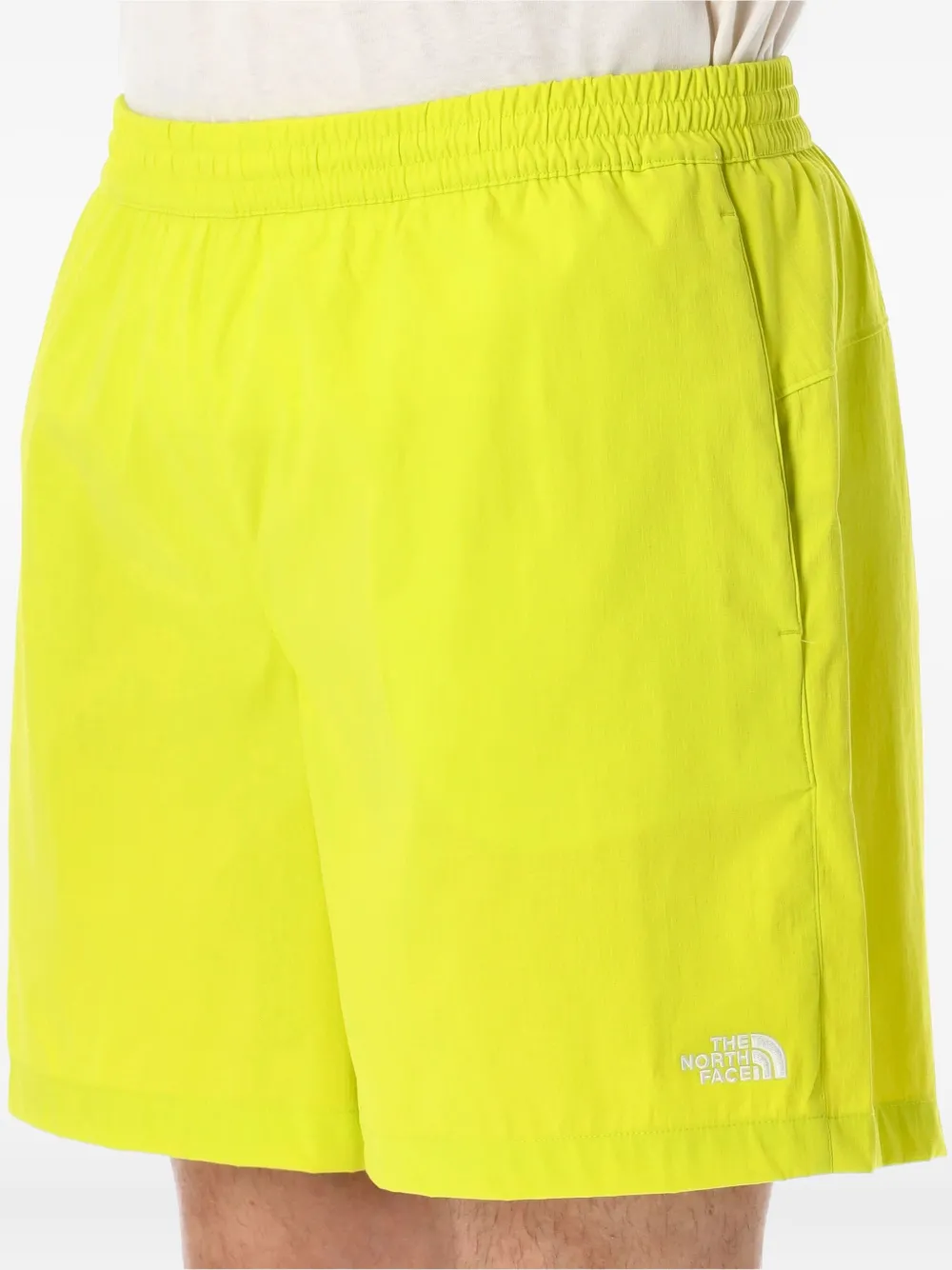 The North Face Shorts met geborduurd logo Geel