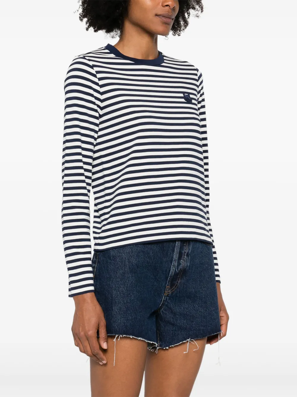 MAISON KITSUNÉ STRIPED T-SHIRT