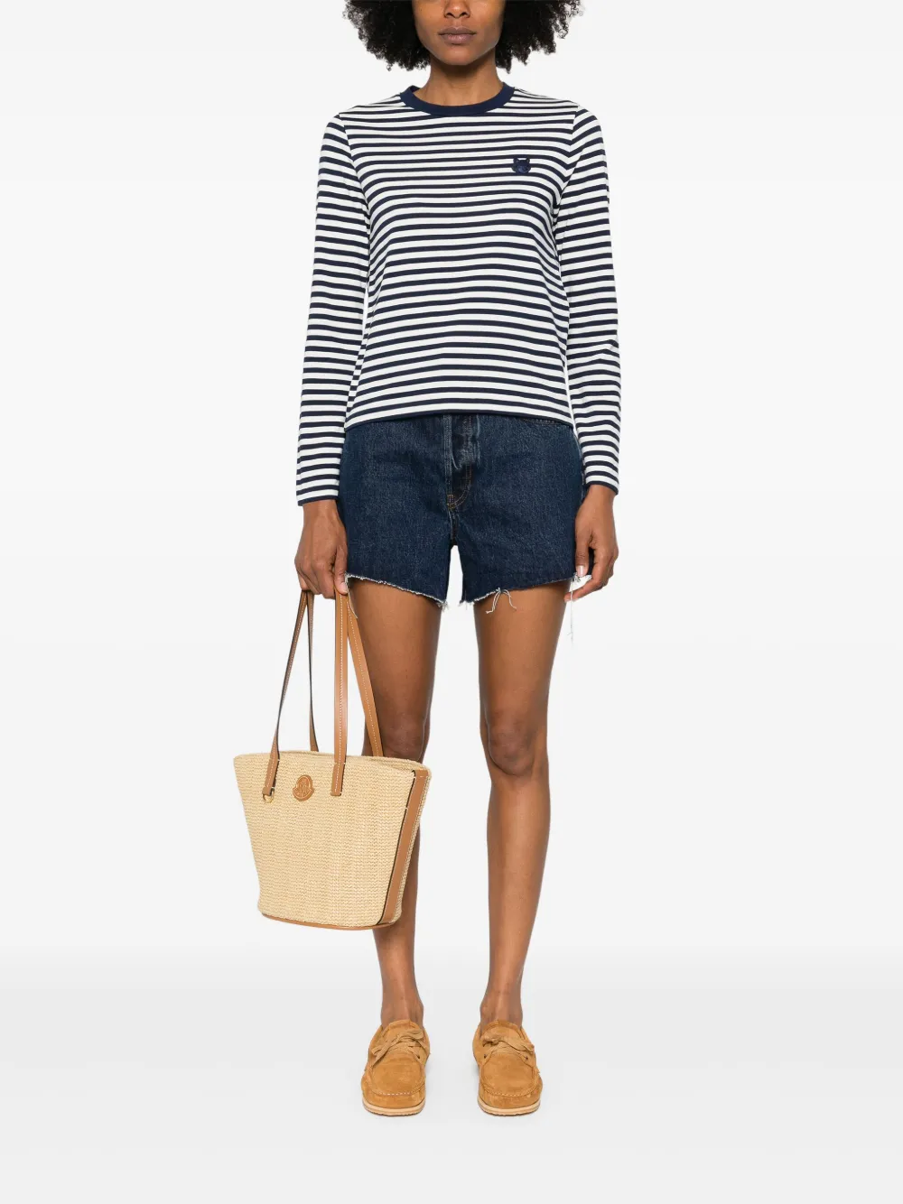 MAISON KITSUNÉ STRIPED T-SHIRT