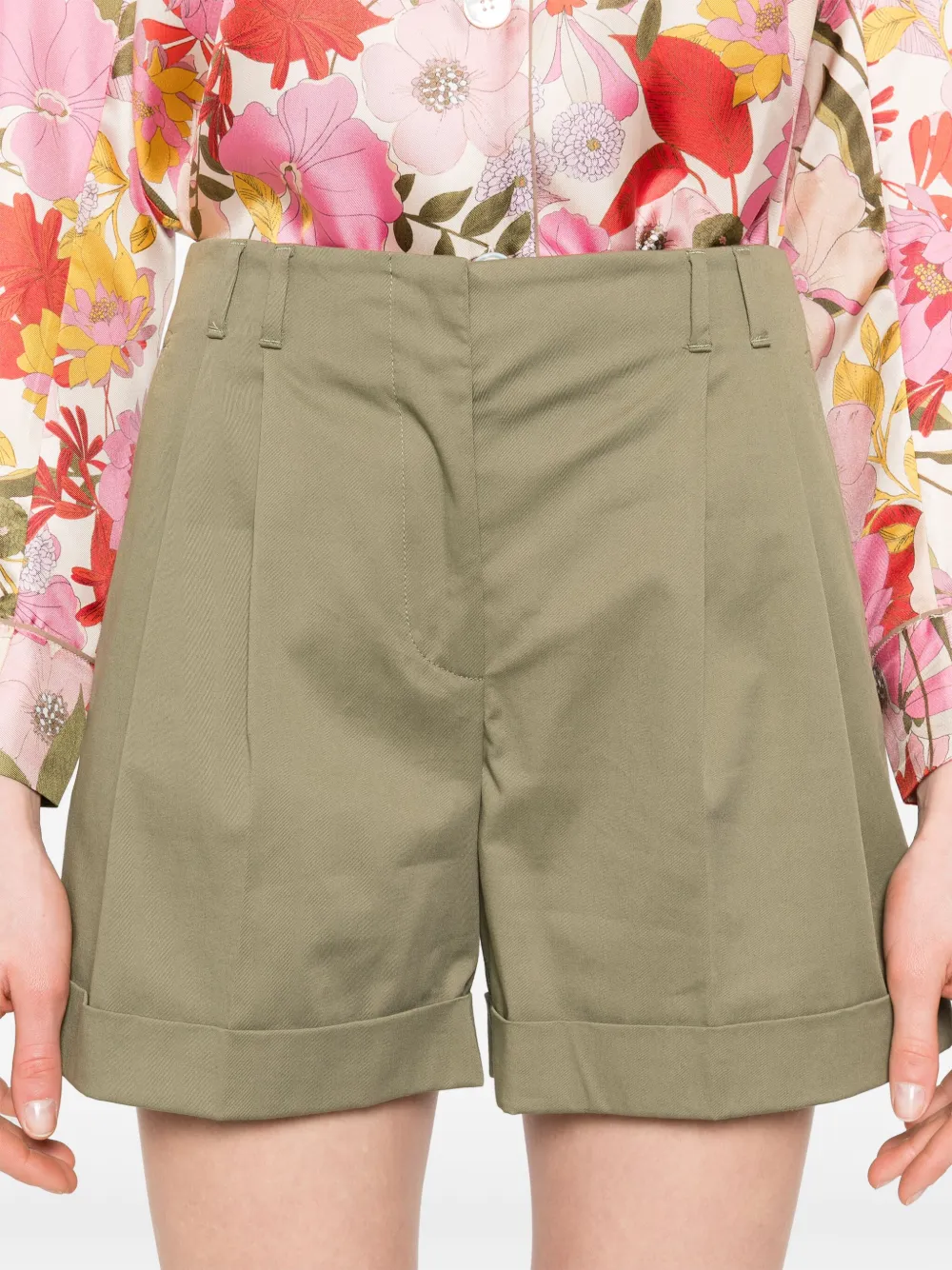 Max Mara Bergen shorts Groen