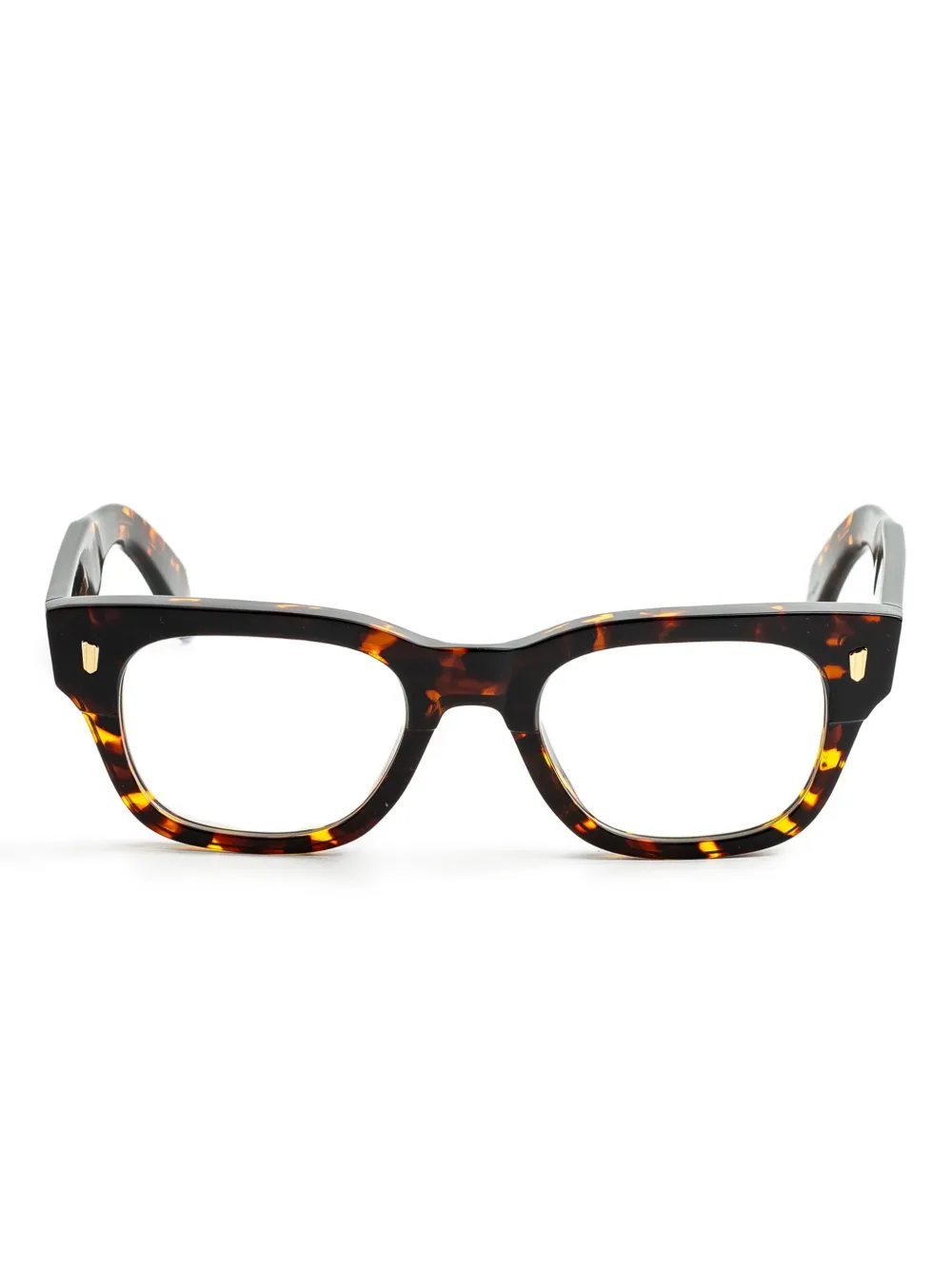 Cutler & Gross rectangle-frame glasses | Brown | Image 1