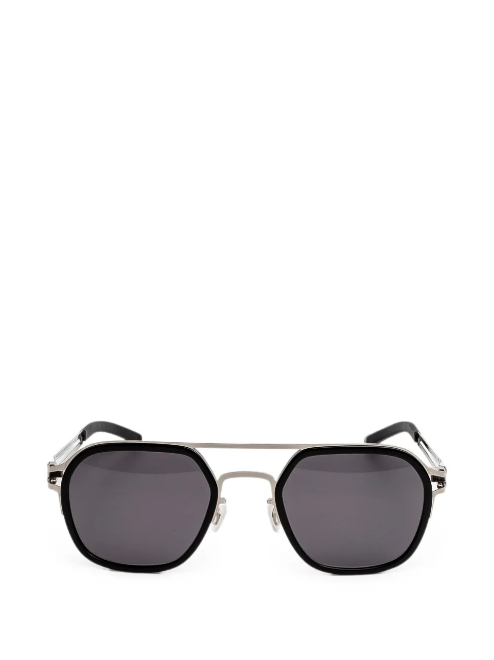 Mykita Zonnebril met vierkant montuur Zilver