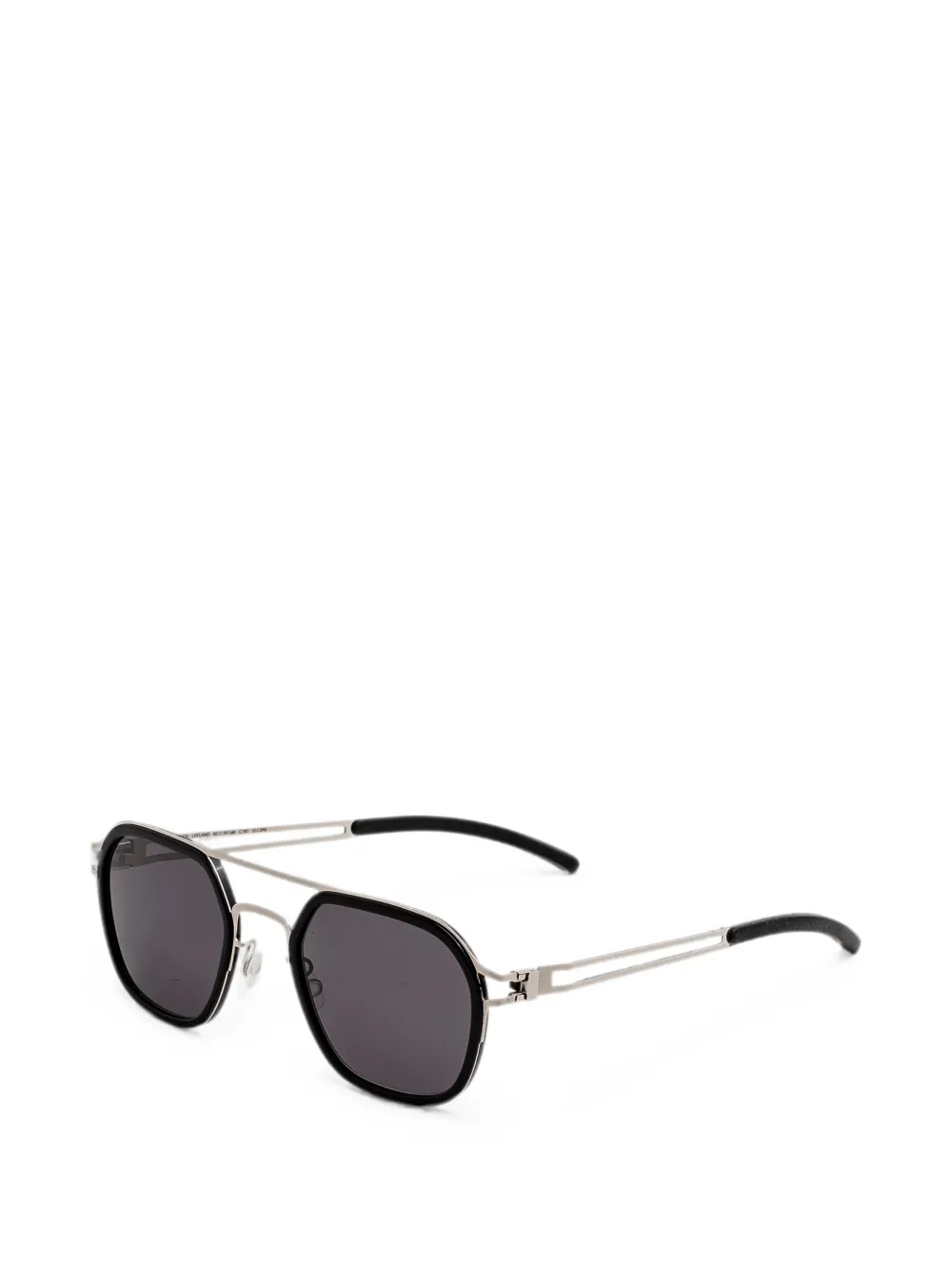 Mykita Zonnebril met vierkant montuur Zilver