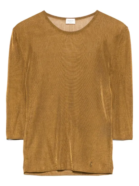 Saint Laurent Cassandre knitted top