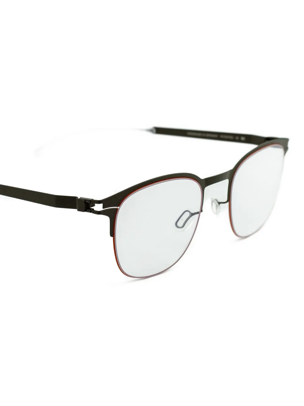 Mykita Bril met vierkant montuur Groen