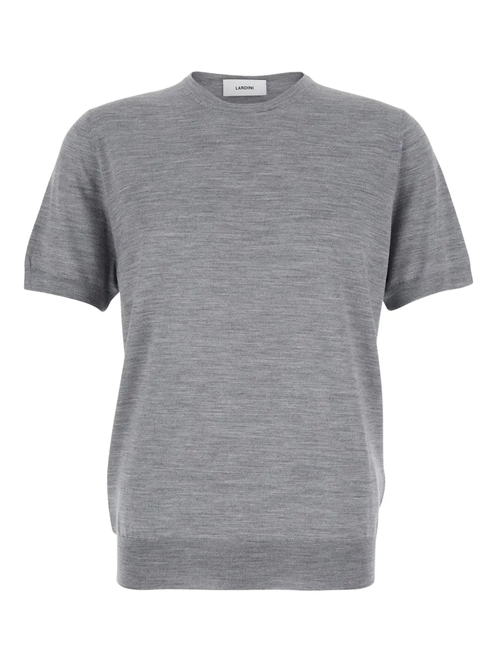 Lardini playera de canalé fino | gris | Image 1