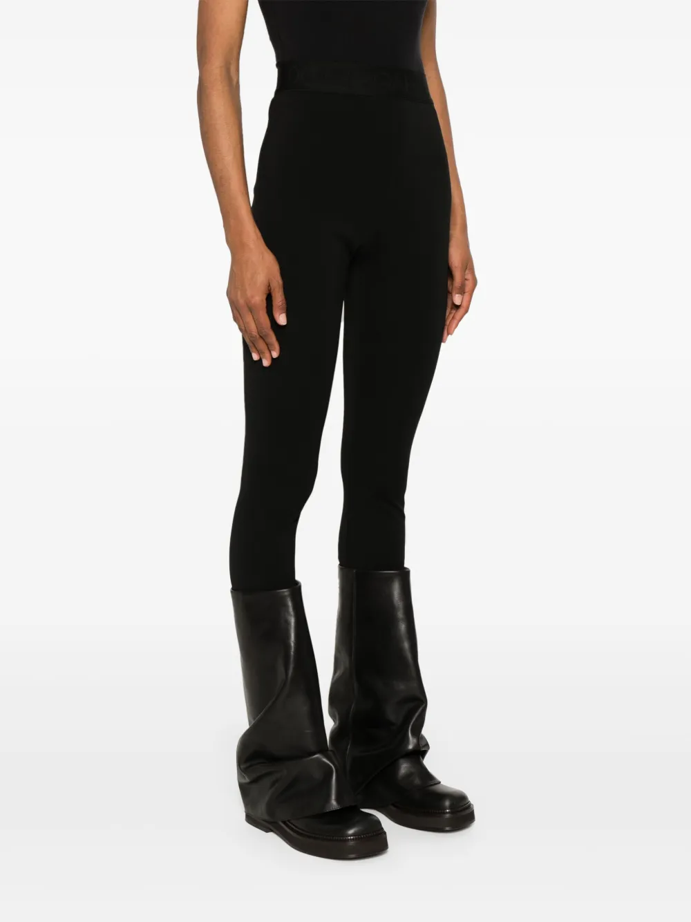 Dolce & Gabbana Legging met logoband Zwart