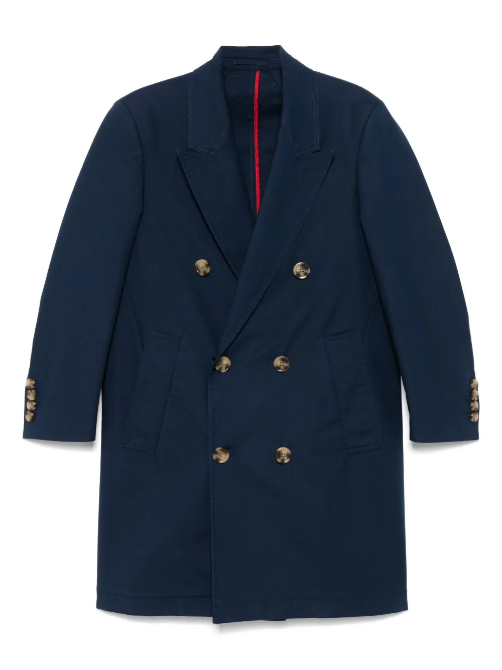 Tommy Hilfiger abrigo con doble botonadura | azul | Image 1