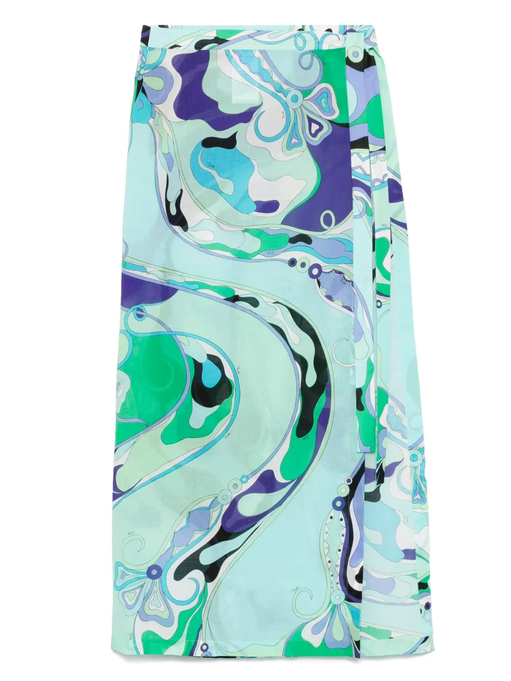 PUCCI falda midi con estampado | verde | Image 1