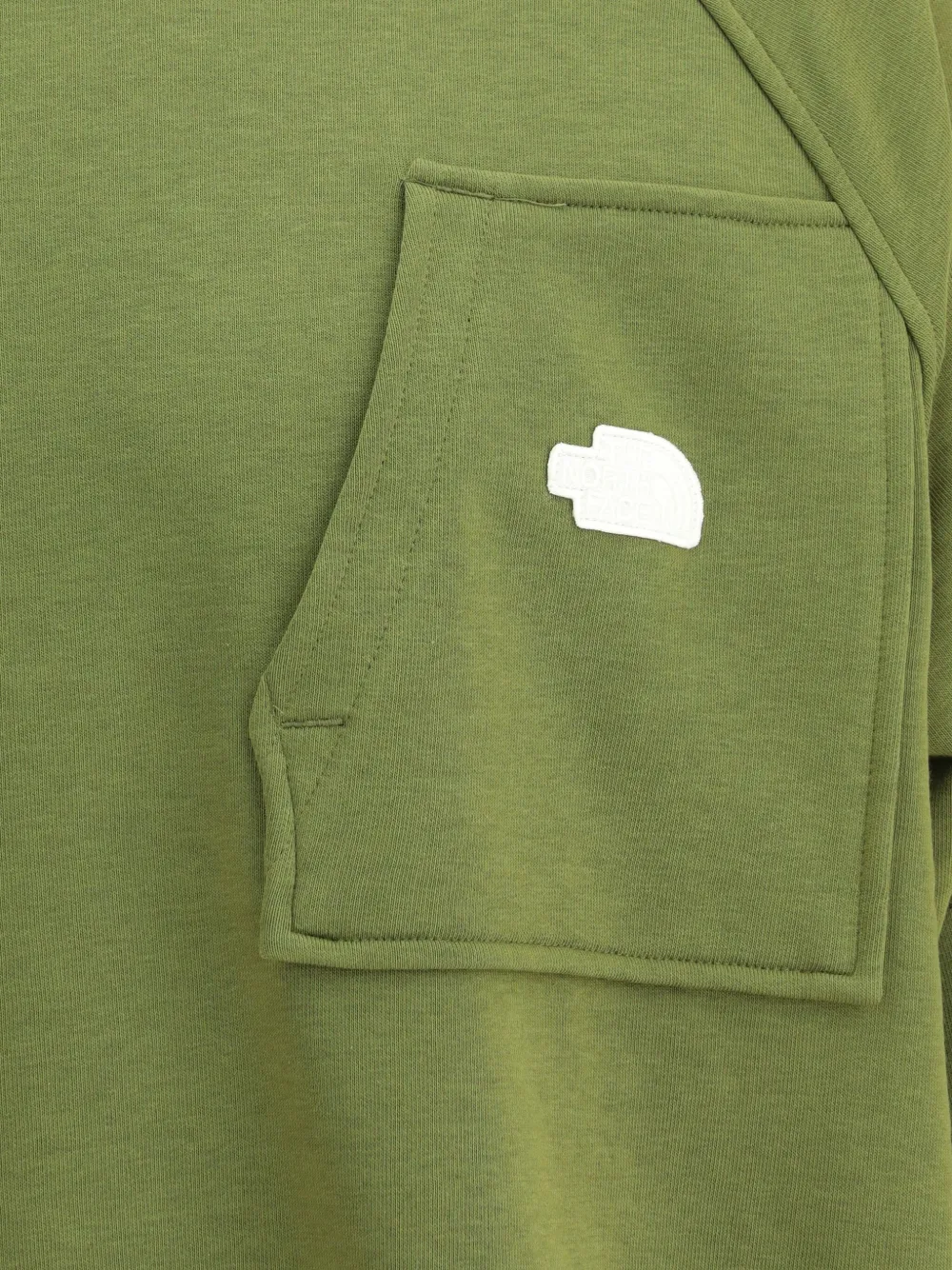 The North Face Raglan-sleeve Pocket Sweatshirt In Green