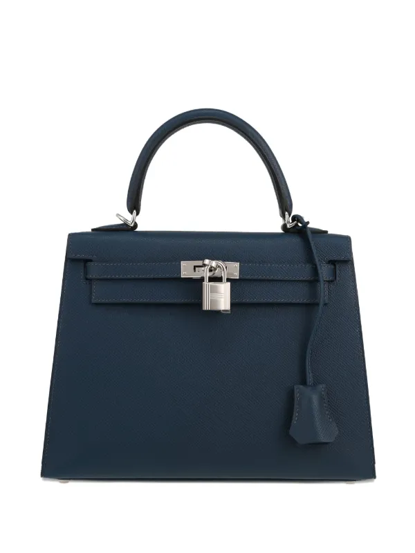 Hermès Pre-Owned ケリー 25 ハンドバッグ | ブルー | FARFETCH JP