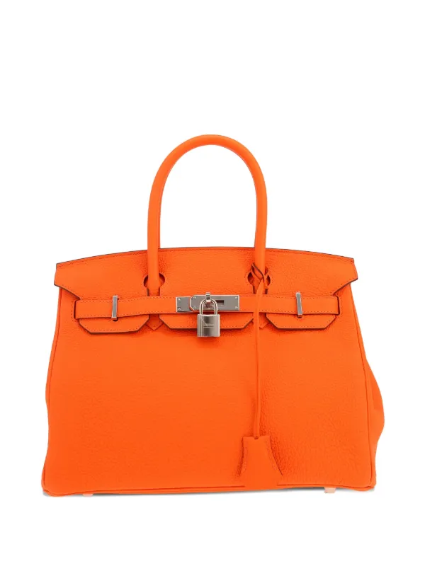 Hermès Pre-Owned Birkin 30 Handbag Orange FARFETCH IN