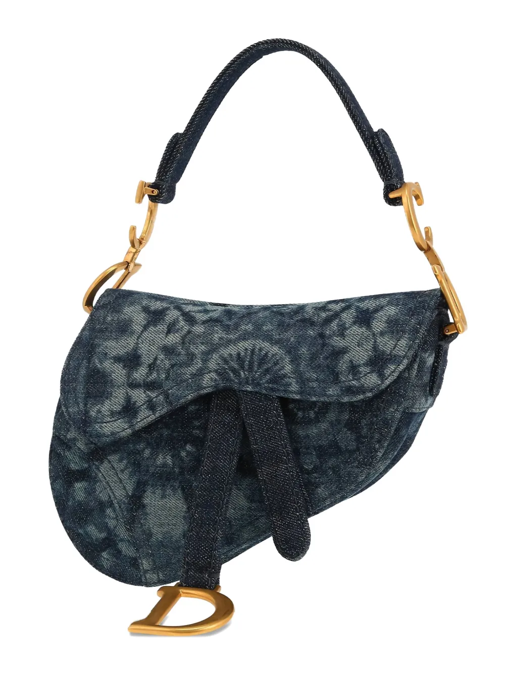 Christian Dior Pre-Owned mini Saddle handbag - ブルー Christian Dior Pre-Owned mini Saddle handbag - ブルー
