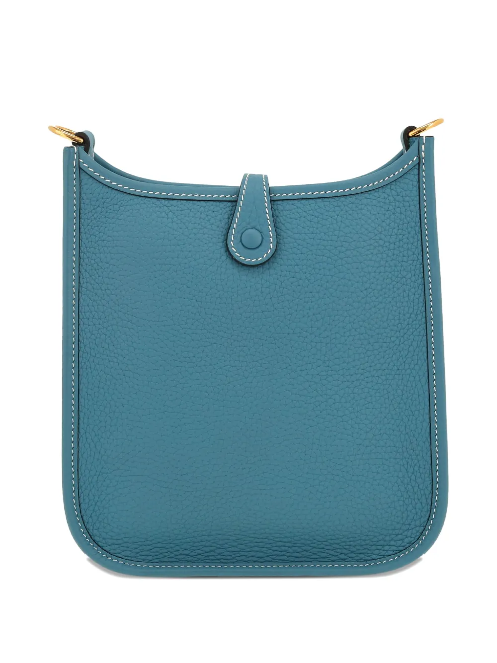 Pre-owned Hermes 2023 Mini Evelyne Shoulder Bag In Blue