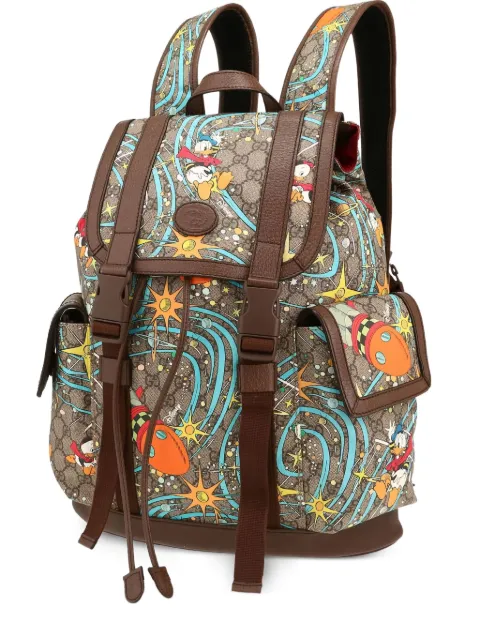 Gucci Pre-Owned mochila Donald Duck GG Supreme 2020 de Gucci Pre-Owned x Disney