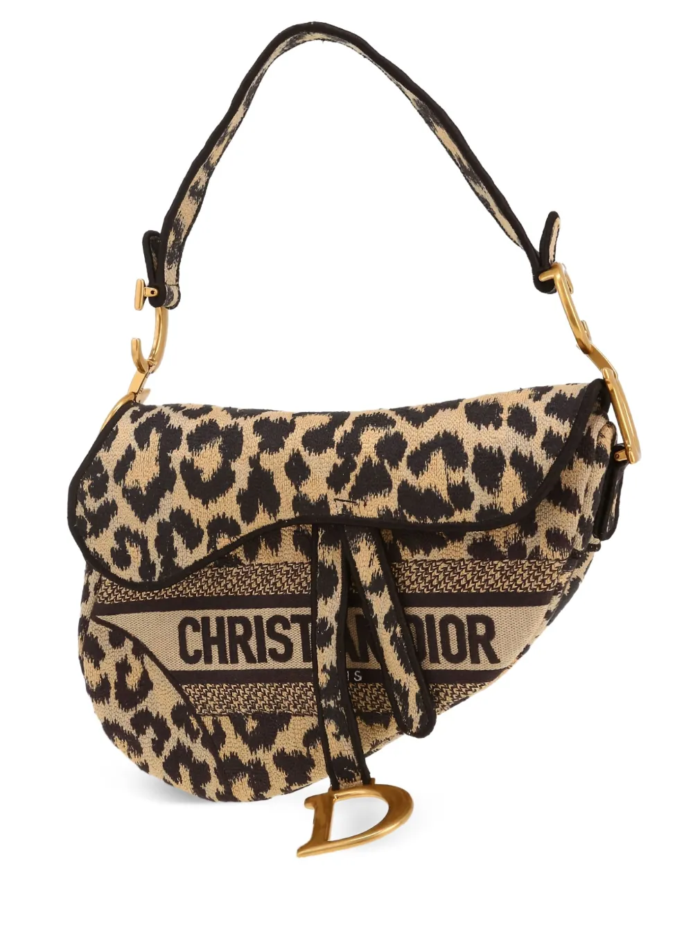 Christian Dior Pre-Owned サドル ショルダーバッグ - ニュートラル Christian Dior Pre-Owned サドル ショルダーバッグ - ニュートラル