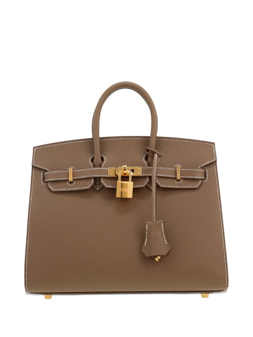 Hermès Pre-Owned 2024 バーキン 25 バッグ - ブラウン Hermès Pre-Owned 2024 バーキン 25 バッグ - ブラウン