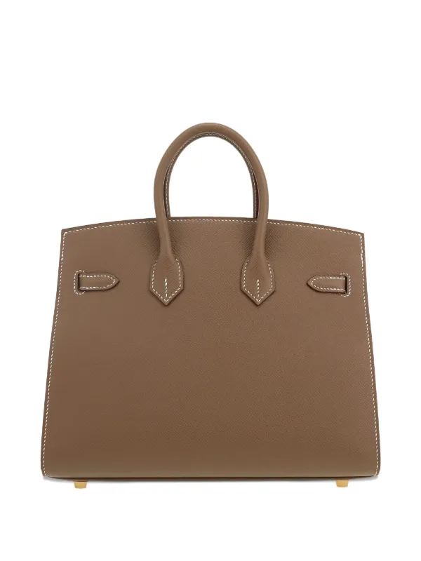 HERMES トートバッグ ベージュ/ブラウン 中古・古着通販】HERMES (エルメス) トートバッグ ベージュ｜ブランド