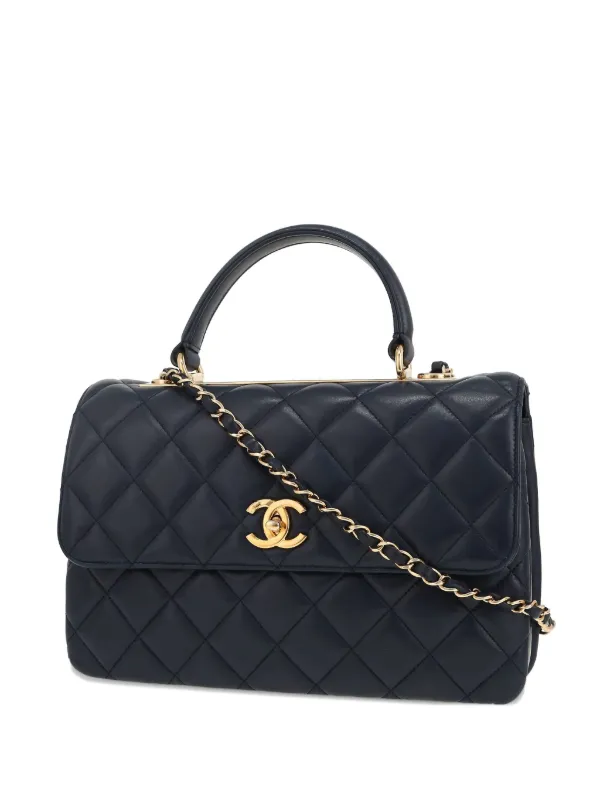 CHANEL Pre-Owned 2018 Trendy CC two-way Handbag Blue