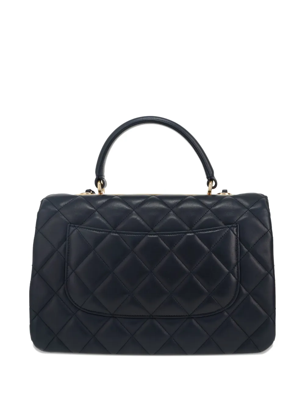 Pre-owned Chanel 2018 Trendy Cc Two-way Handbag In Blue