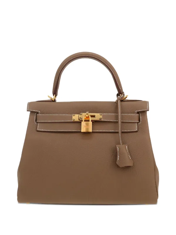 Hermès Pre-Owned ケリー 28 ハンドバッグ | ブラウン | FARFETCH JP