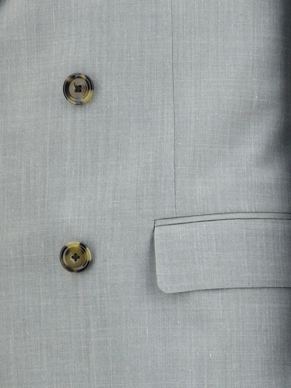 Lardini Double-breasted Suit In Gray