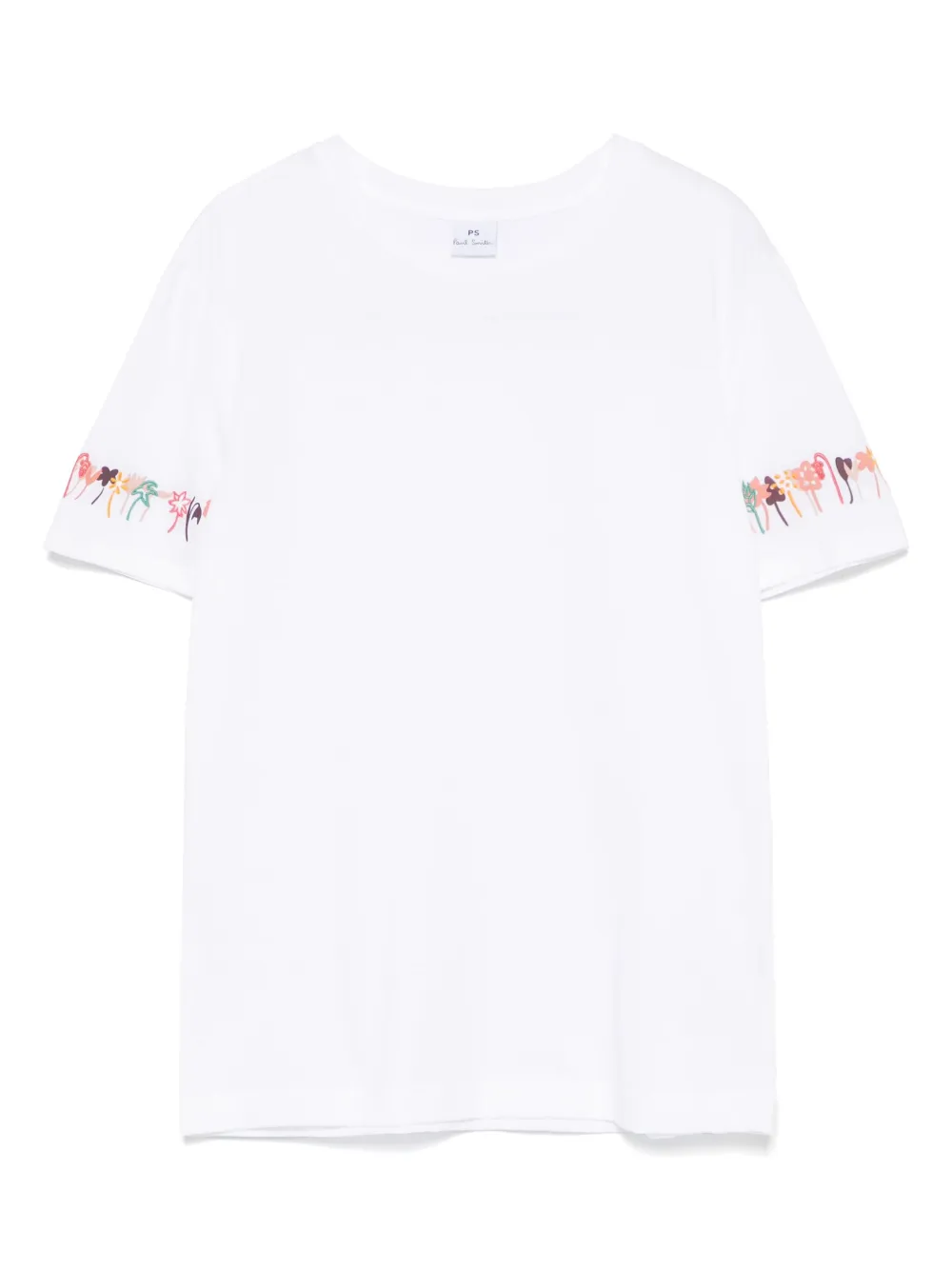 PS Paul Smith playera con bordado floral | blanco | Image 1