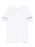 PS Paul Smith floral-embroidered T-shirt - White