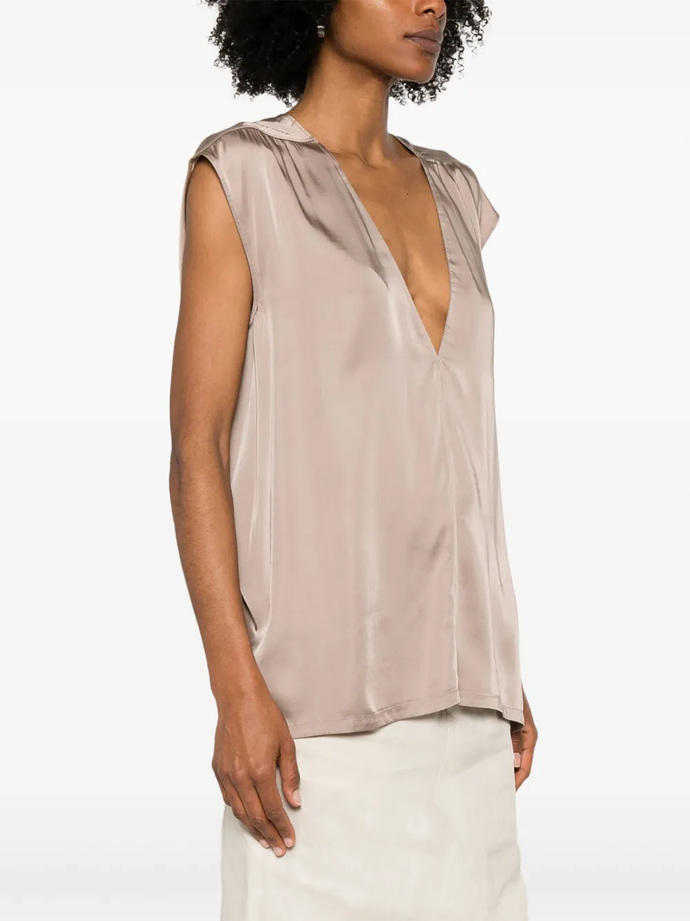 Rick Owens Dylan blouse Bruin