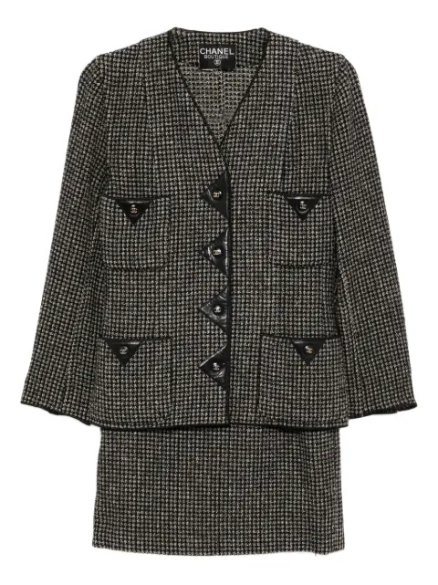 CHANEL Pre-Owned 1990-2000s tweed suit