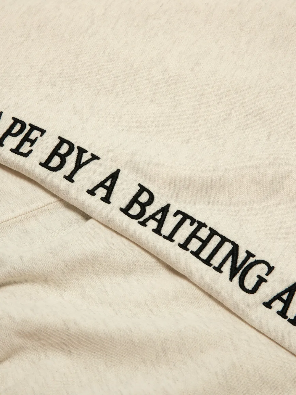 AAPE BY *A BATHING APE Trainingsshorts met logopatch Beige