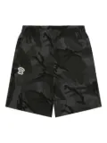 AAPE BY *A BATHING APE® camouflage-pattern shorts - Black
