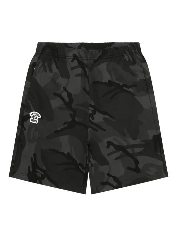 AAPE カモフラージュ柄ショートパンツ AAPE BY *A BATHING APE® カモフラージュ ショートパンツ